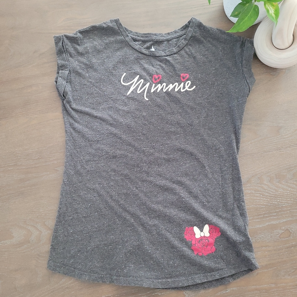 DISNEY PARKS Youth Minnie t-shirt sz L